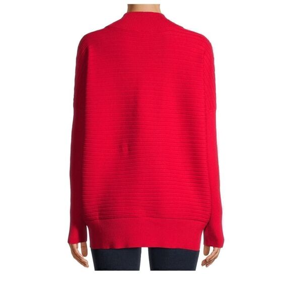 Nwt Time and Tru Women's Soft Oversized V-Neck Sweater, Size XL - Picture 4 of 8